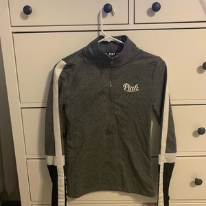 Pink Athletic Jacket Quarter Zip